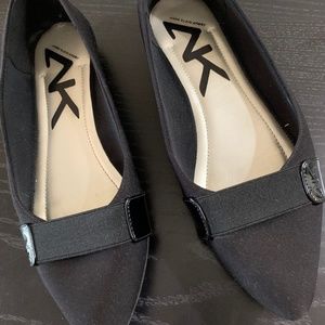 Black pointy flats Anne Klein Sport